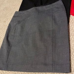 Express pencil skirt grey and black